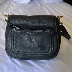 Marc Jacobs Leather Crossbody w/ Gold Hardware
